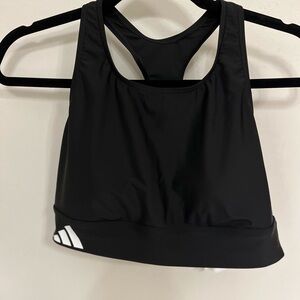 Adidas Black Bikini Racerback Swim Top